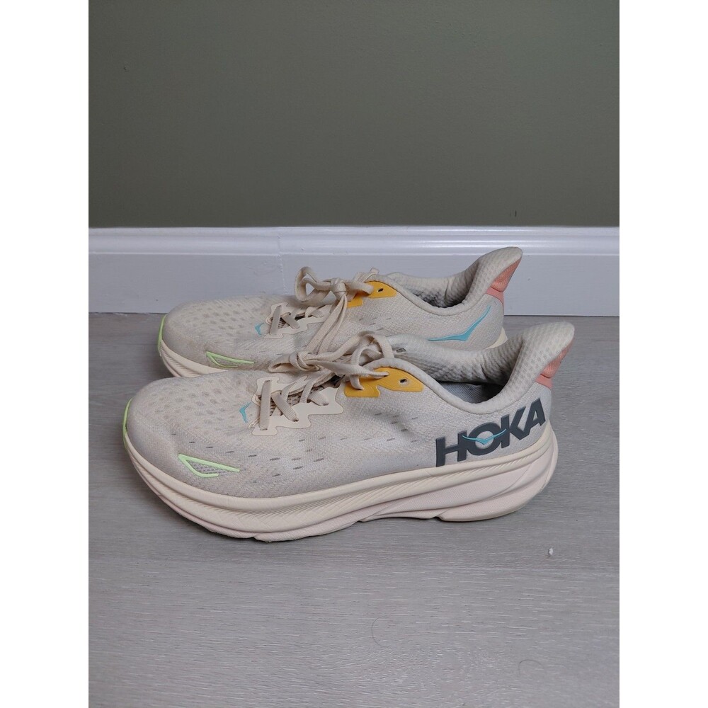 Size 9B- Hoka One One HOKA Clifton 9 Vanilla Astral Women's Sneakers